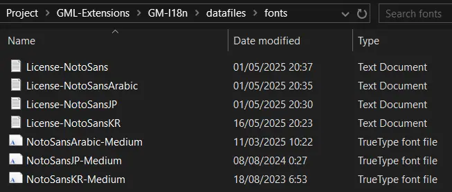 Copy Font Files